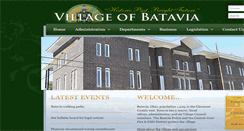 Desktop Screenshot of bataviavillage.org