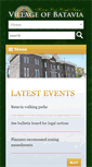 Mobile Screenshot of bataviavillage.org